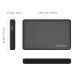 ORICO 2.5″ USB3.0 External HDD Enclosure – Black (2577U3-BK-BP)